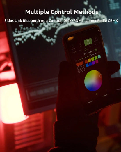 Aputure MC Pro RGBWW LED Light, 2000K-10000K Support Magnetic Attraction IP65 Protection 15 Built-in Light Effects App Control