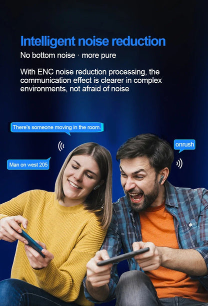 X37 Wireless Earphone Bluetooth Mecha Cool Esports Gaming Earbuds HIFI Stereo HD Call Headset Gamer Noise Reduction Low Latency