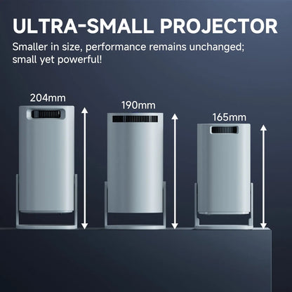 HONGTOP Smart Projector 4K Android 14 WiFi6 Supports 1080p*720p Screen Mirroring Smart Home Theater Outdoor Portable Projector
