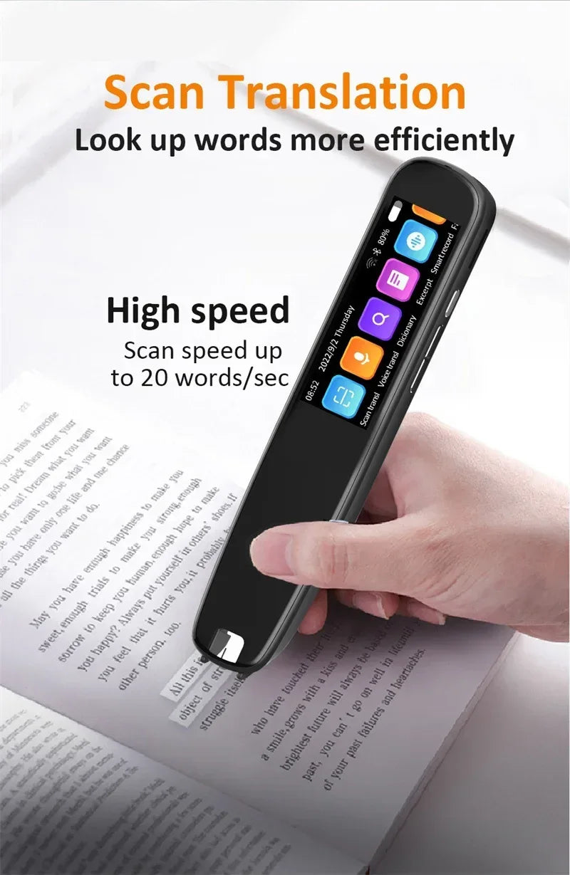 X10 Point Reading Translation Pen 3.76 Inches 142 Language Electronic Voice Scanning Pen Mutual Translation Dictionary Pen