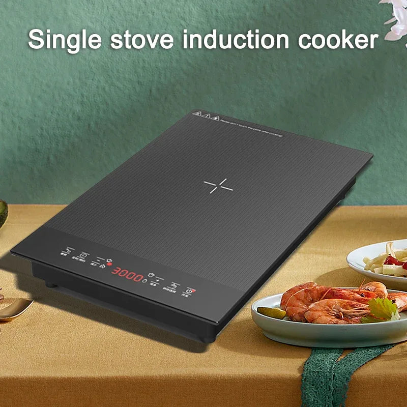 3000W  Embedded Induction Cooker Single Stove Electric Ceramic Stove Multifunctional Commercial High Power Household Fire Boiler