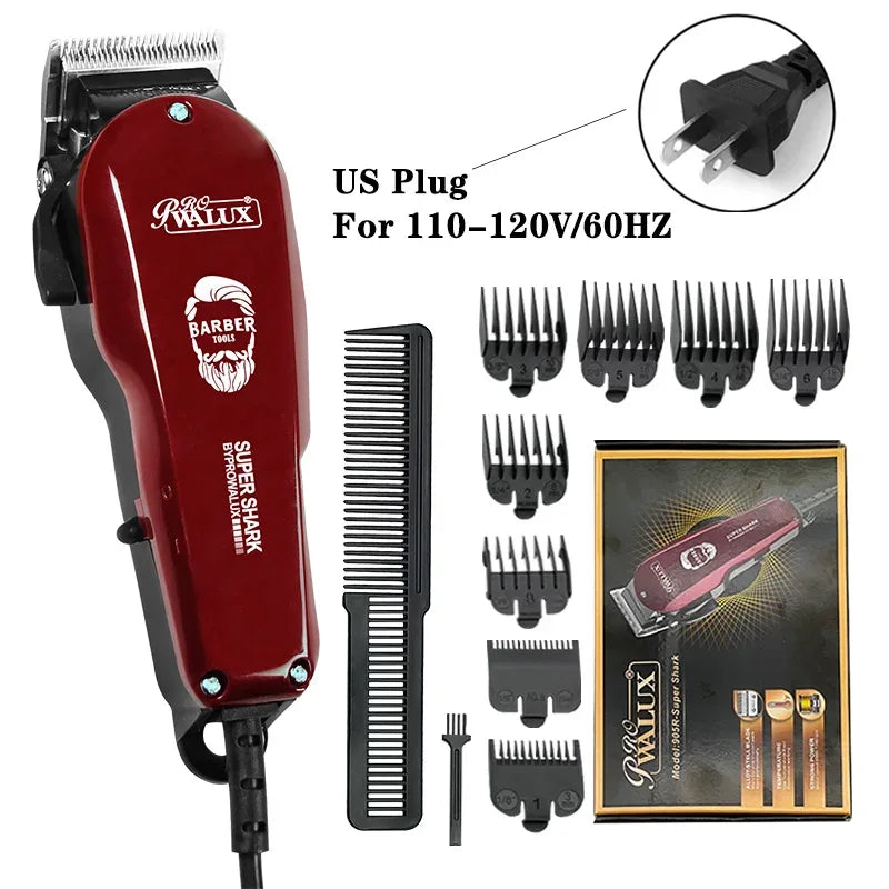 Adjustable Professional Corded Hair Clipper  Hair Trimmer For Men 10W Electric Powerful Barber Shop Haircut Machine Tapering