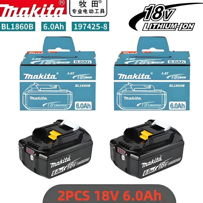 Authentic Makita 18v 6000mAh Battery BL1850 BL1880 BL1860B LXT400 Electric Tool Makita 18v Battery Rechargeable Lithium ion