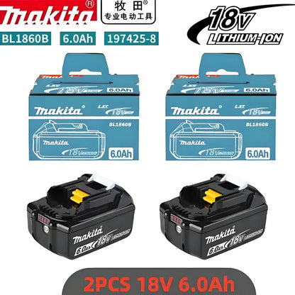 Authentic Makita 18v 6000mAh Battery BL1850 BL1880 BL1860B LXT400 Electric Tool Makita 18v Battery Rechargeable Lithium ion