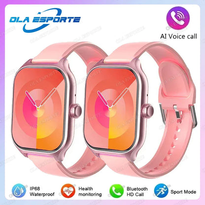2.01'' Sports SmartWatch Fitness Clock Health Monitor Waterproof Smartwatch Wireless Call Watches For Men Women IOS Andriod 2025