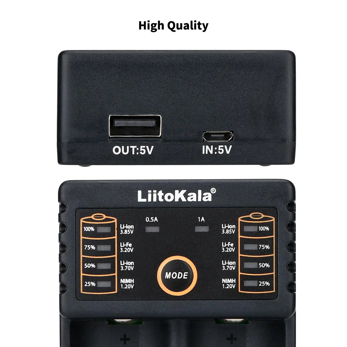 LiitoKala Lii-202 18650 Charger 1.2V/3.7V/3.2V/3.85V 21700 20700 2665014500 16340 NiMH li-ion battery Smart charger