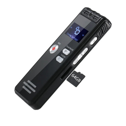Digital Voice Activated Recorder with Playback - 2200 Hours Audio Recording Device, 1536Kpbs HD Dual MIC Tape Recorder Device fo