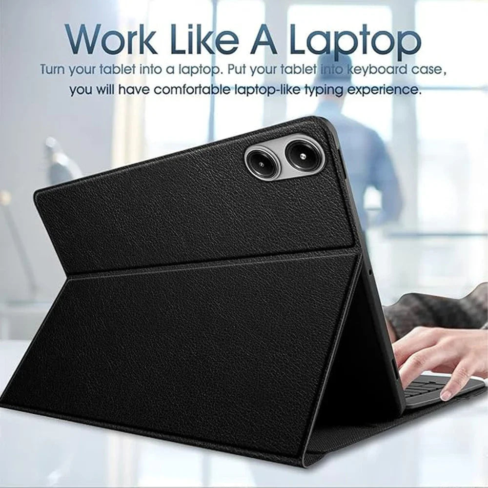 Case for Redmi Pad Pro/Redmi Pad 2 Pro 12.1 inch For Xiaomi Poco Pad 12.1 lnch Keyboard Case with Detachable Bluetooth Keyboard