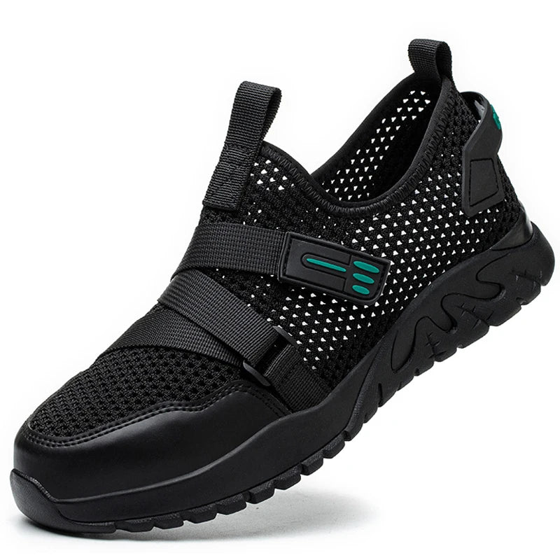 Breathable Summer safety shoes anti-puncture safety work sneakers plastic toe safety shoes 6kv insulated electrician work shoe