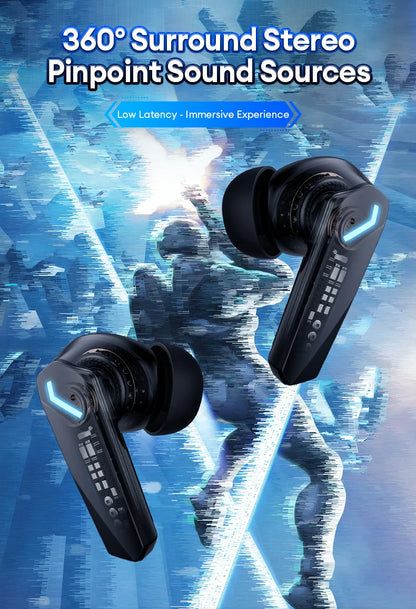 Choice Lenovo GM2 Pro TWS Bluetooth Headphones Long Endurance With Low Latency Headphones Smart Touch With HIFI Sound Earbuds