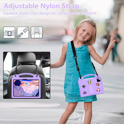 Cute Bear EVA Case For Official Xiaomi Pad 8 7 Pro 2025 11.2 Built-in Kickstand Kids Funda Cover Shockproof With Portable Holder