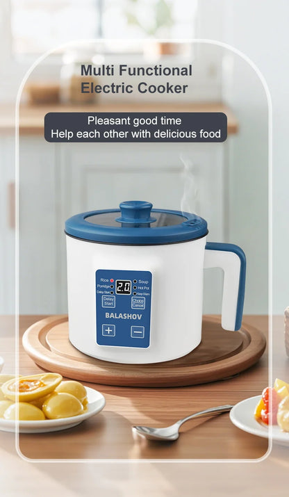 Electric Rice Cooker Single Double Layer Intelligent Automatic Home Mini  Kitchen Cooker 220V/EU Plug MultiCooker Steamed Rice P