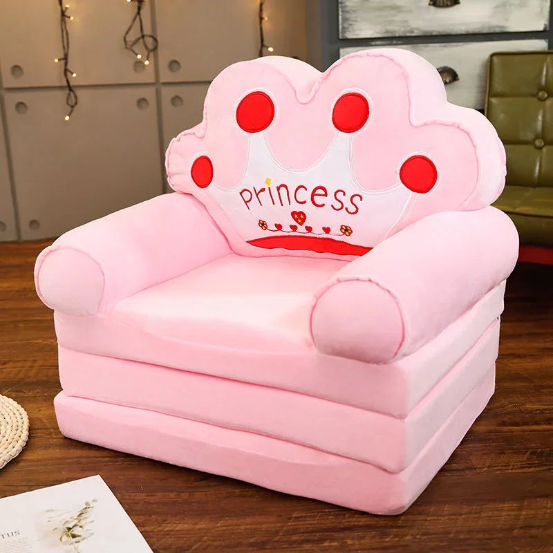 Home Cute Princess Style Folding Sofa Bed Multifunctional Lazy Leisure Single Seat Sofa For Home Decor Living Room Furniture