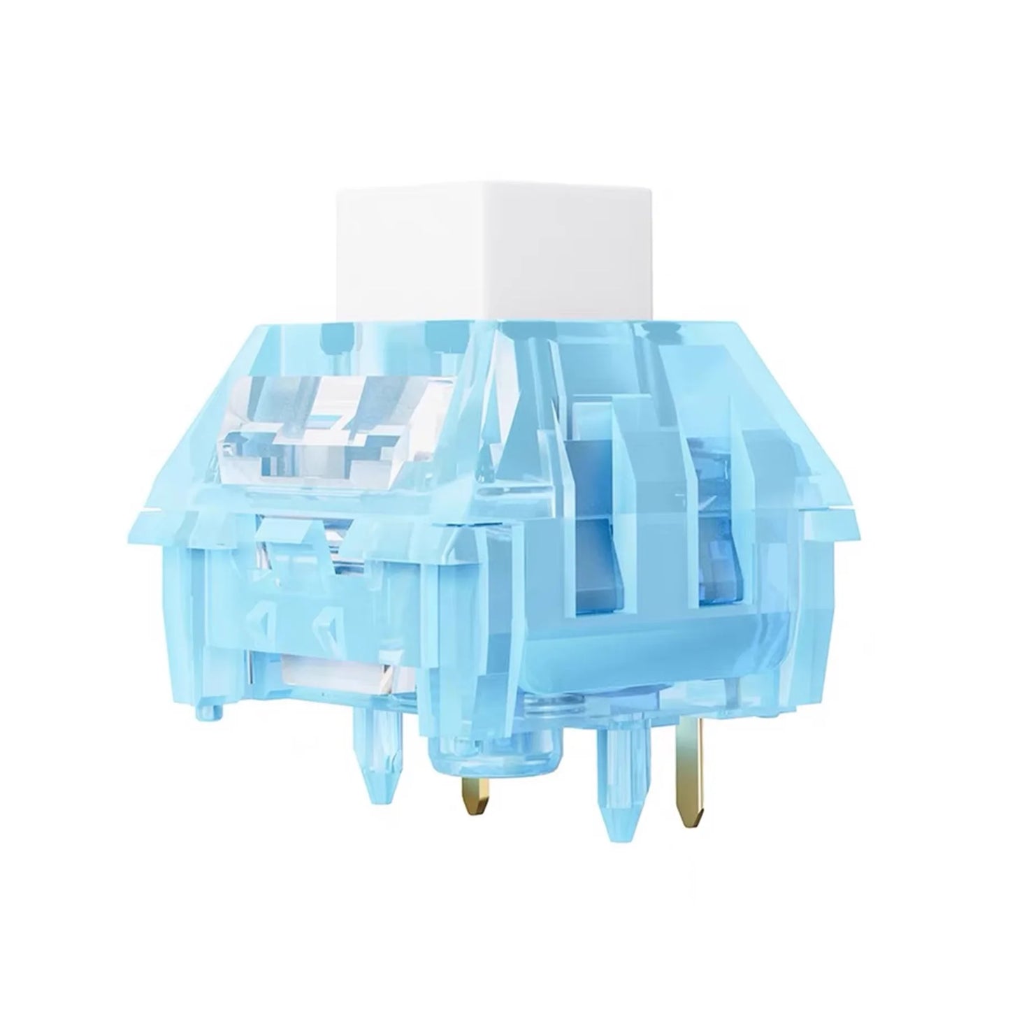 Kailh Arctic Fox Switches Clicky Tactile Keyboard Switch 5 Pins 63g RGB Switch With Light Guide Mechanical Keyboard MX Switches