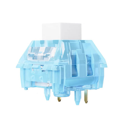 Kailh Arctic Fox Switches Clicky Tactile Keyboard Switch 5 Pins 63g RGB Switch With Light Guide Mechanical Keyboard MX Switches