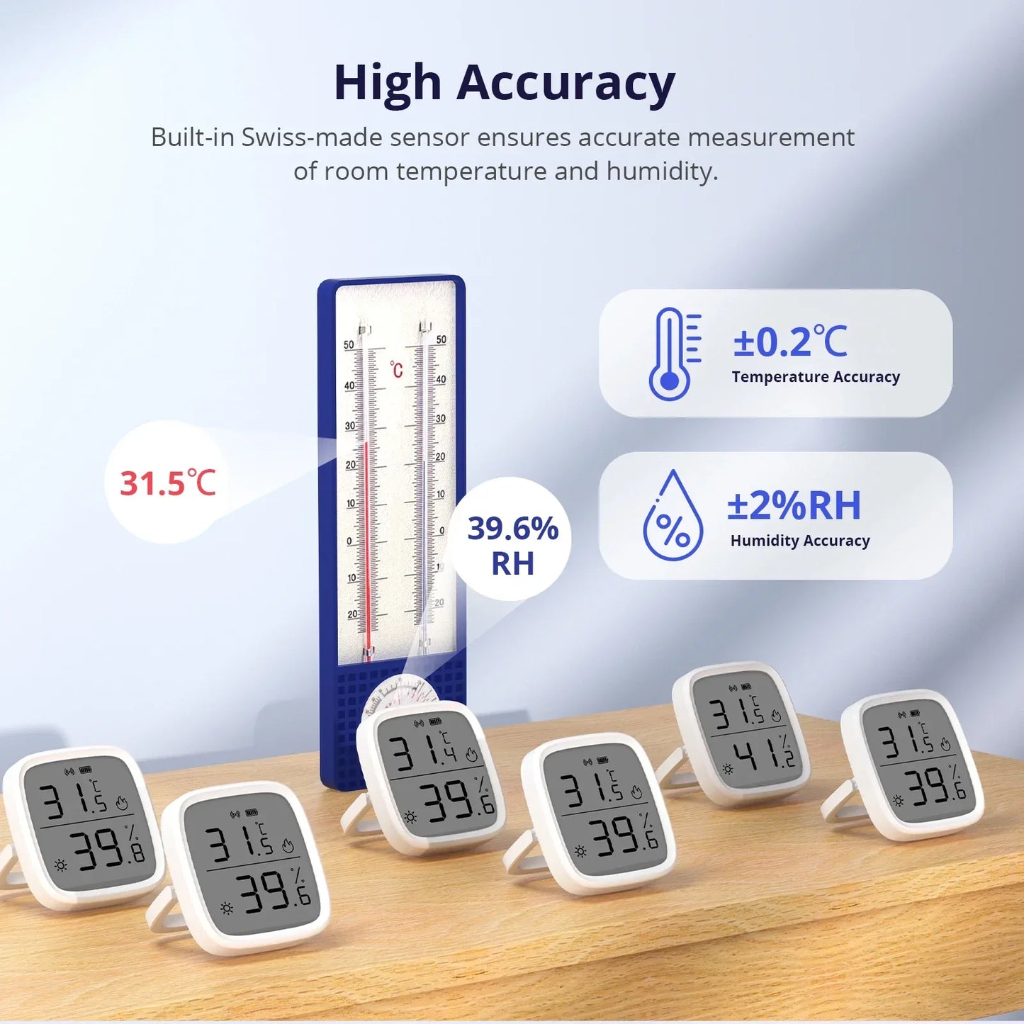 SONOFF SNZB-02D Zigbee LCD Smart Temperature Humidity Sensor Wireless Hygrometer Thermometer Alexa Google Home Alice