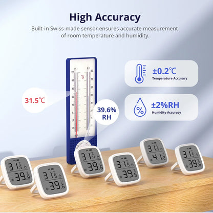 SONOFF SNZB-02D Zigbee LCD Smart Temperature Humidity Sensor Wireless Hygrometer Thermometer Alexa Google Home Alice