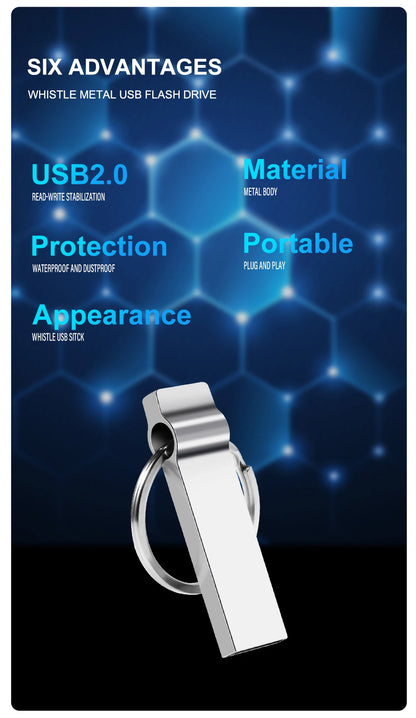 Pen Drive 32gb Flash Memory Stick 128gb Pen Drive 64gb Usb Disk on Key 256gb Metal USB Flash Drive 64 Gb Thumbdrive 16GB 8GB