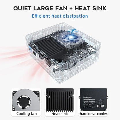 Beelink Mini S13 Intel Twin Lake N150 S12 Pro N100 16G 500G Windows 11 Mini S 11th N5095 DDR4 8GB 128GB Desktop Computer N95