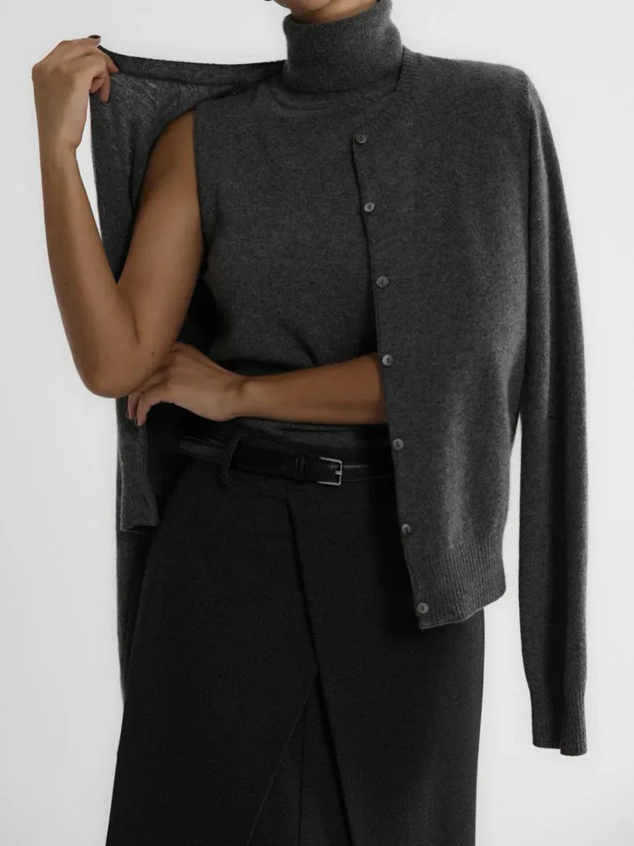 Tornova Women's Solid Sweater Cardigan Long Sleeve O neck Single Breasted Knitted Coat Casual Autumn 2025 Fashion Female Outwear