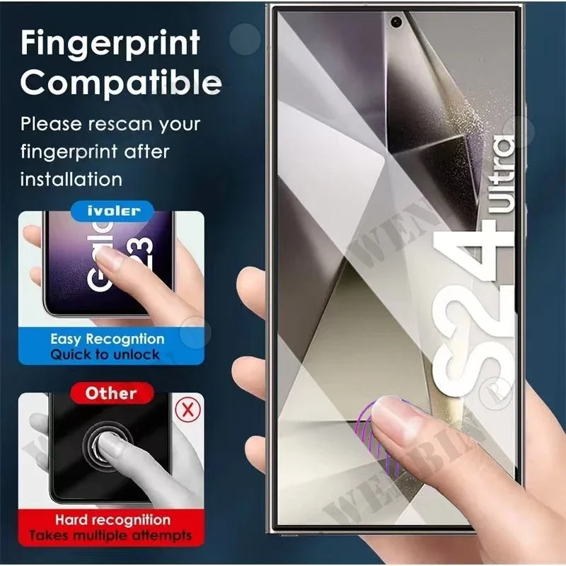 3 Pcs Tempered Glass For Samsung Galaxy S26 S25 S24 S23 S22 Ultra Plus FE A57 A56 A36 A17 Screen Protector Full Protective Glass by PDG ibma