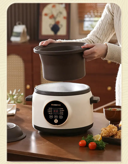 Electric slow cooker for baby food, ceramic household fully automatic stew pot, soup pot, electric slow cooker, porridge cooker
