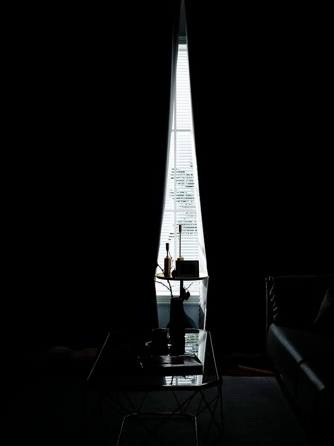 1pc 100% Blackout Curtain, Solid Color Curtains with Rod Pocket, Bedroom Living Room Curtains for Windows Curtain