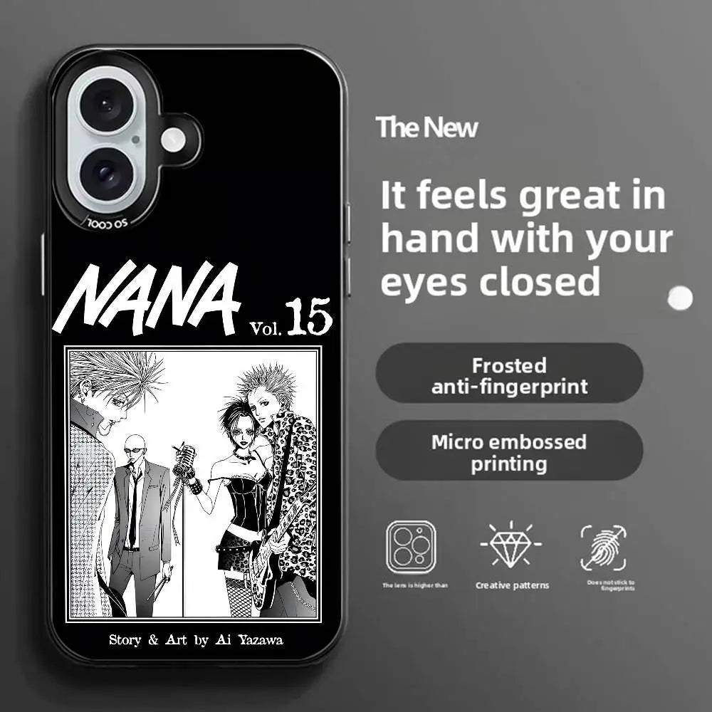 Anime Nana Osaki Phone Case Color-changing Transparent IPhone 11-16 Anti-fall TPU Case, Slim Fit.