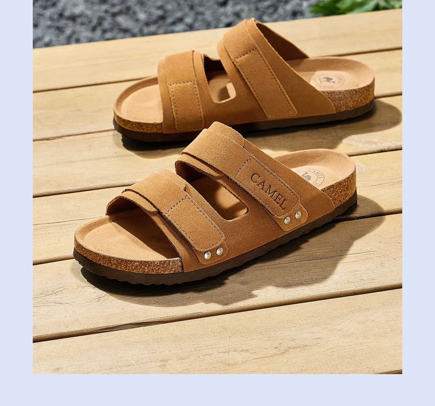 GOLDEN CAMEL Men's Shoes Non-slip Retro Breathable Casual Shoes for Men Women Beach Sandals Summer Fashion Shoes Luxury
