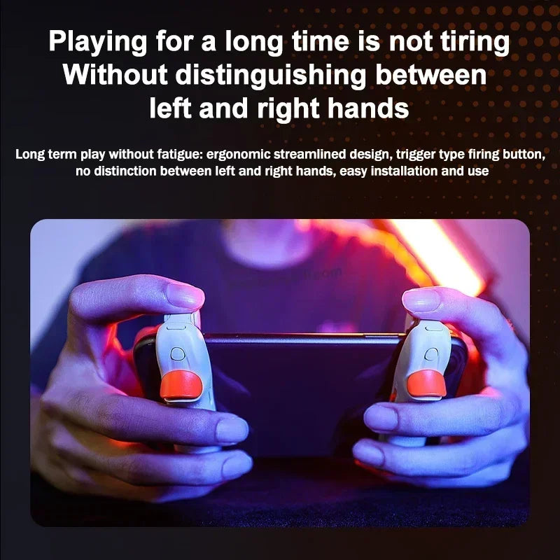 M1 Mobile Game Trigger Frequency Conversion Dual Firepower Shooting Gaming Vibration Button for PUBG Gamepad Joystick Controller