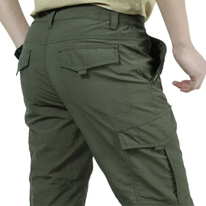 2025 New Outdoors Mens Tactical Pants Multiple Pocket Elasticity Urban Commuter Tacitcal Trousers Men Slim Fat Cargo Pant 5XL ﻿