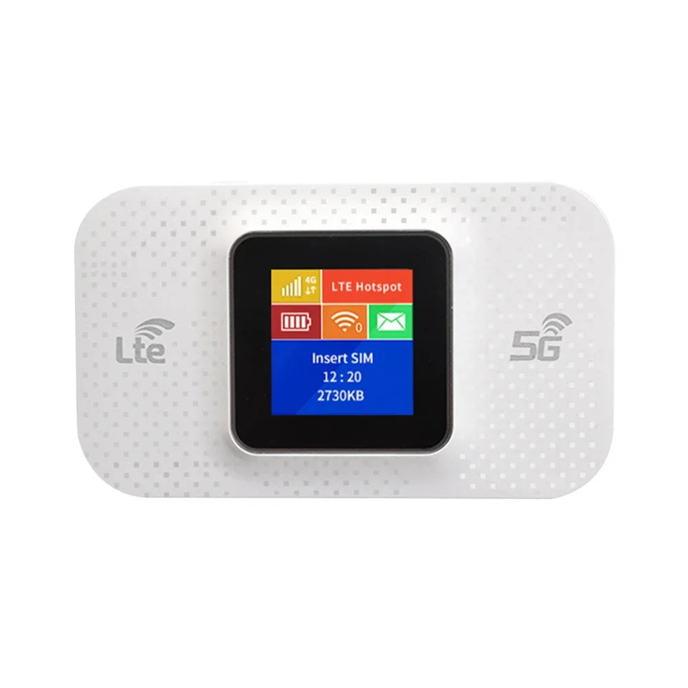 4G/5G Mobile WIFI Router 150Mbps 4G LTE Wireless Router 3500mA Portable Pocket MiFi Modem with Sim Card Slot Mobile WiFi Hotspot
