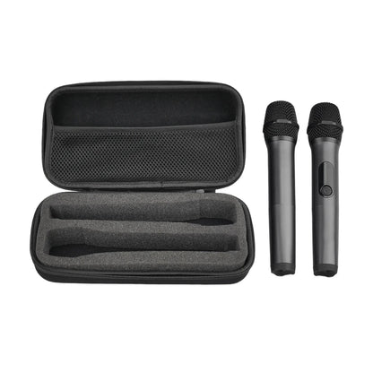 Hard EVA Microphone Storage Bag Transmitter Box Portable Bluetooth K Song Travel Carrying Case