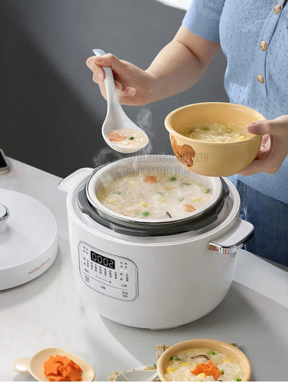 MOPRHY RICHARDS 2.5L Electric Rice Cooker 70Kpa Pressure 220V Multi Cooking Pot Home Appliances 800W Heating Stew Soup Beef