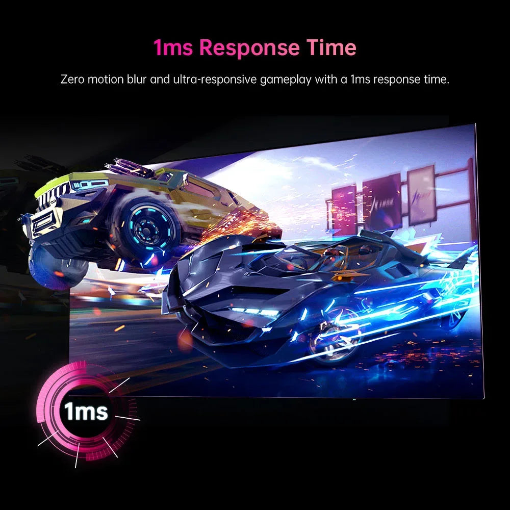 KTC H27E6 27inch Gaming Monitor 2560*1440 QHD Fast IPS Screen 300Hz Refresh Rate Up to 320Hz HDR 400 1Ms Response Time FreeSync & G Sync