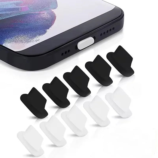 20/10/5Pcs Silicone Dust Plug for iPhone 12 13 14 Pro MAX 8 XS IOS Lightning Charging Port Cover Cap Soft Rubber Dustproof Plugs by PDG ibma
