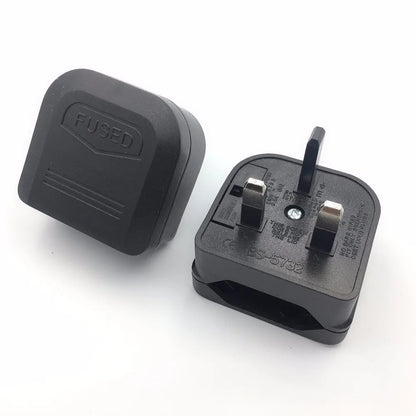 European Euro Eu 2 Pin To Uk 3 Pin Power Socket Travel Plug Adapter Converter Power Adapter Charger AC Power Cord Socket Outlet