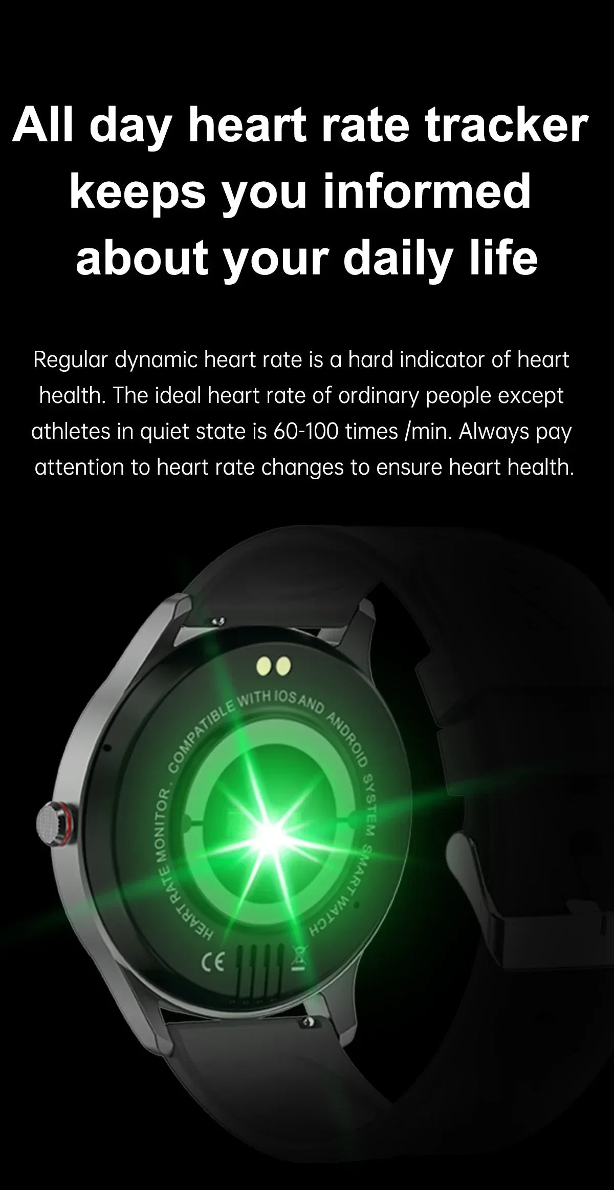 New Health Smart Watch ECG Heart Rate Blood Oxygen Blood Pressure Monitoring Bluetooth Call GPS Movement Trajectory Smartwatches