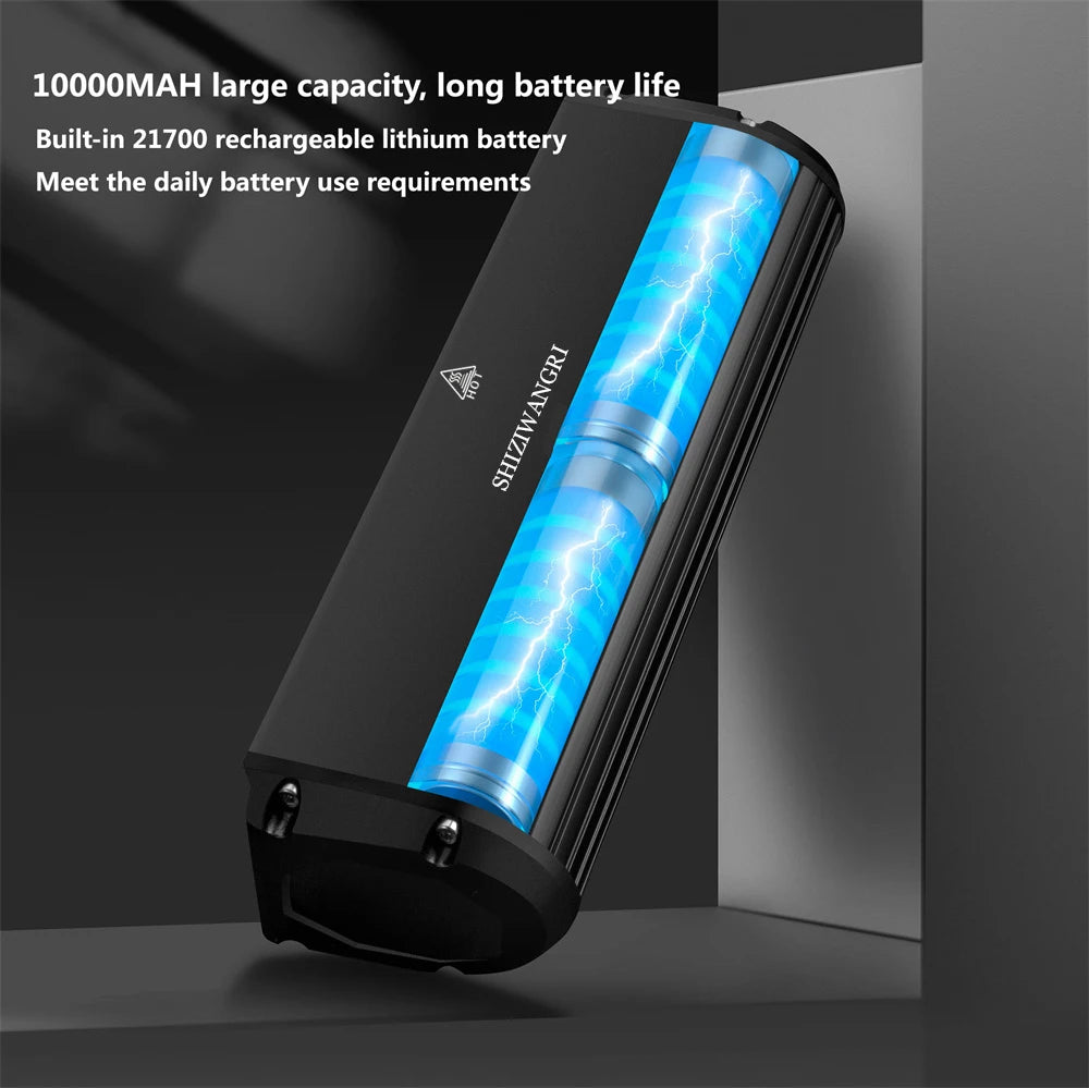 Bicycle Light Front 5200LM LED Light for Bicycle 8000mAh Mountain Cycle Headlight Lamp MTB Bike Light USB Flashlight Super Brigh