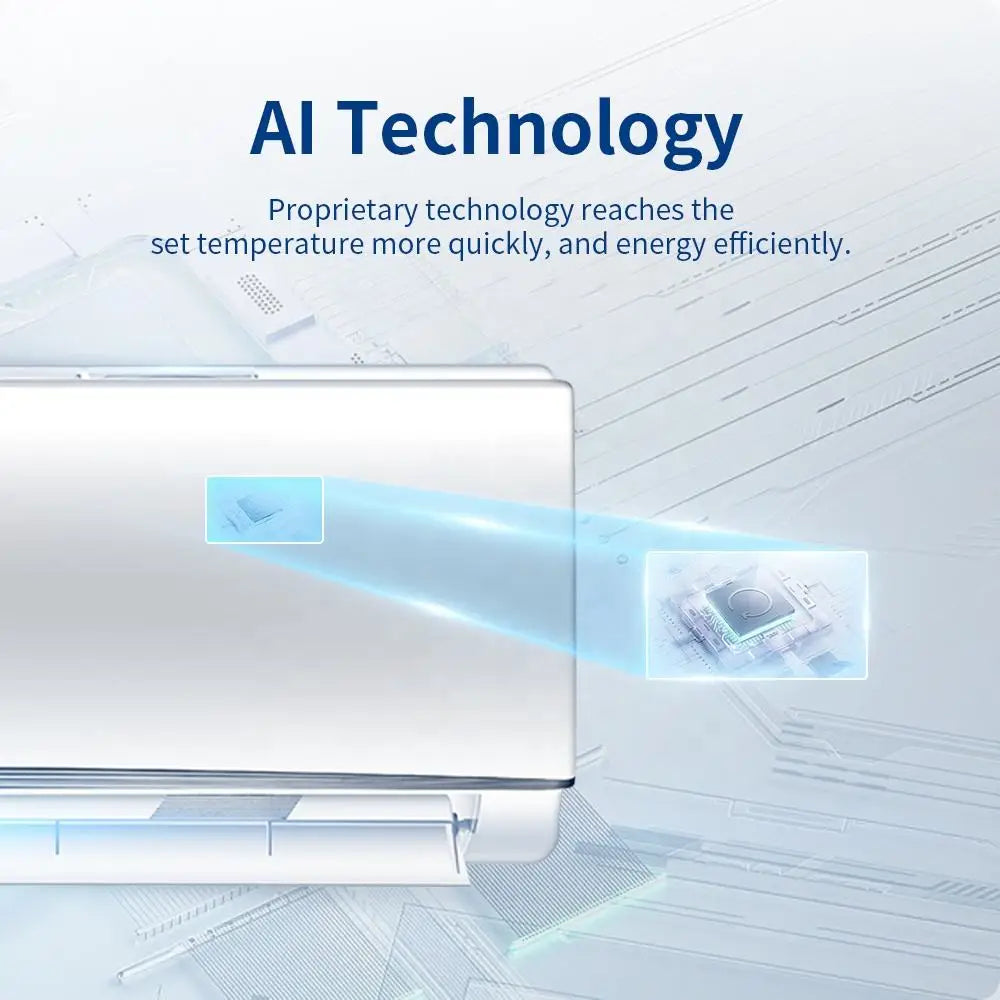 A+++ 220V 9000 / 12000 / 18000 / 24000 BTU CE RoHS Approved Wall Mounted Inverter Mini Split Air Conditioner