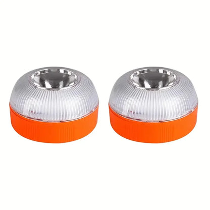 V16 Car warning strobe light, ultra-bright LED, night safety flashing light, strong magnet suction roof light, warning light