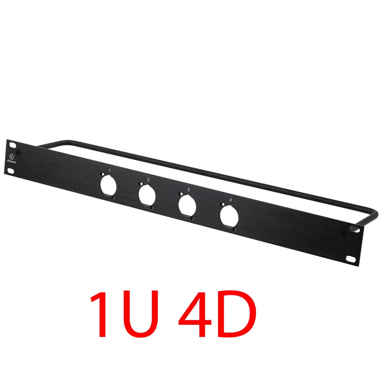 1U 2U Rack Patch Panel 8 12 16 24 Way Channel Flight Case Mount for XLR Connecctor Male Female SpeakOn Cabinet Mounting Panel