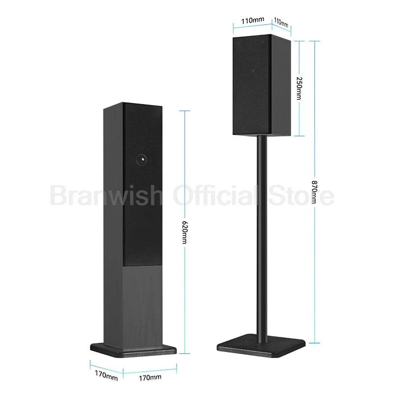 5.1 Channel Home Theater System 200W Peak Power Subwoofer Bluetooth 5.0 Wireless Microphone Wall Mount Speakers For Home KTV
