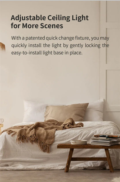 Global Version Yeelight Smart Ceiling Light RGB Wifi 18W/21W Dimmable 2700-6500K Ultra Slim Smart Voice Control Work with Mihome