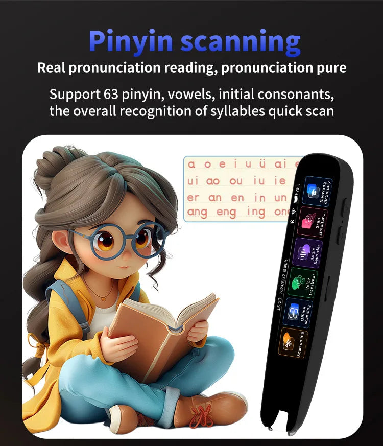 Translation Pen For Teacher Student Smart Voice Scan Translator Pen Multifunction Dictionary Translation Business Travel Abroad