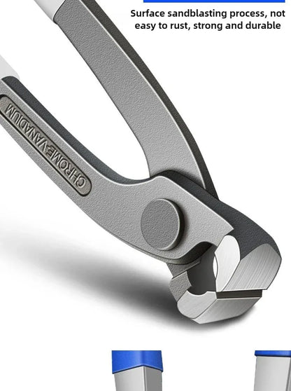 RUR Tower Pincers Non-slip Grips Pliers Flat Mouth Cattle Horse Hoof Nippers Snips Puller Hand Tools Pulling Nails Cutting Wires