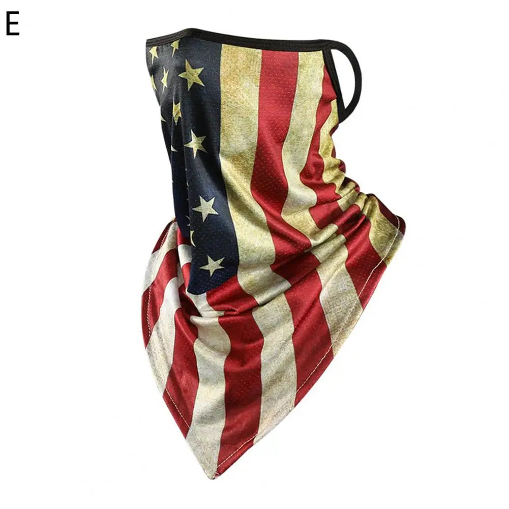 Motorcycle Cycling Face Mask for Men Neck Gaiter Scarf Skull Cap Sun Protection Cover Running Balaclava Bandana with Ear Loops