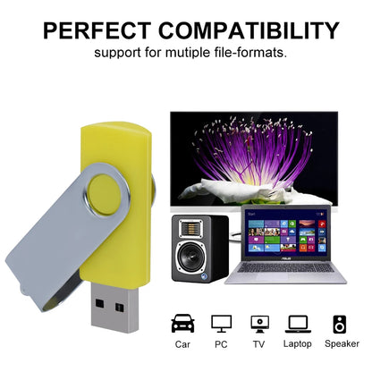 100pcs/lot factory price usb 2.0 flash drive 512MB 4GB 16GB usb metal pendrive 4GB 64GB usb memory stick Free Custom logo gifts