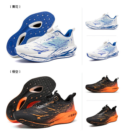 Fluorescence Running Shoes CarbonBoard Marathon Men Sports Casual Tenis Breathable Womens Comfortable Athletic Nonskid Sneakers