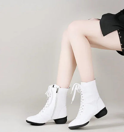 XIHAHA Dancing Boots Woman Jazz Dance Shoes High Quality Soft Women's Ballroom Modern Dancing Shoes Ladies Boots Sneakers